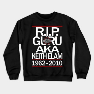 RIP Guru | White Crewneck Sweatshirt